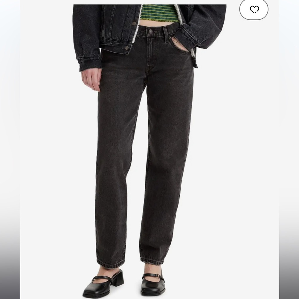 Levi's® Premium Middy Straight in Black